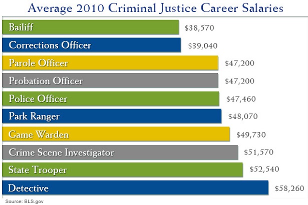 Government jobs in criminal justice