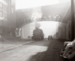 Old train from the Great Depression