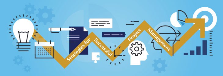 Project Management flow graphic 